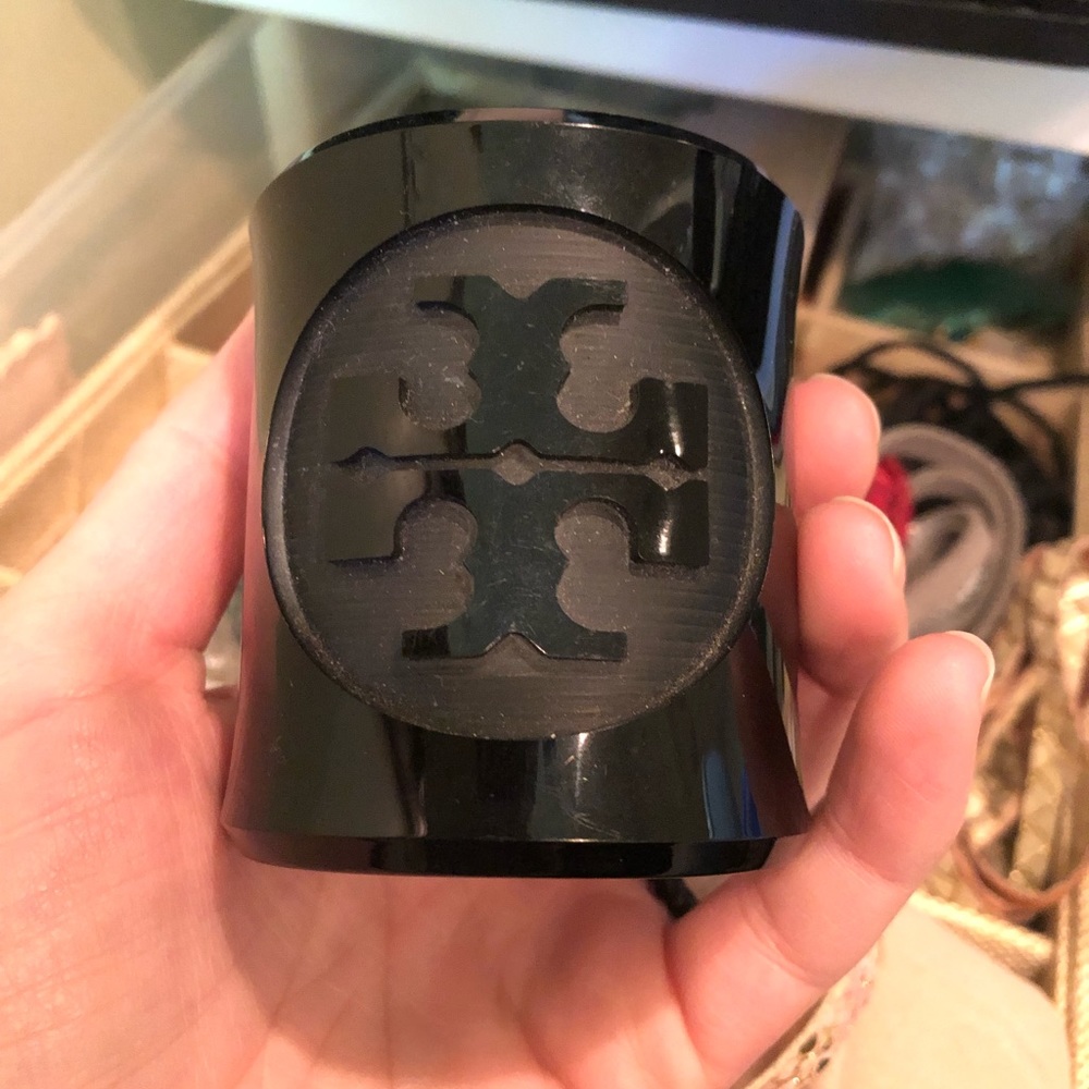 Tory Burch Cuff, Resin Black